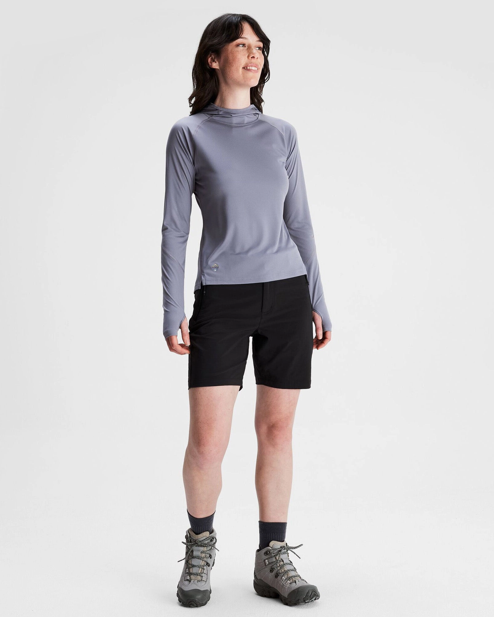 Fashion Essential Women's SUN-Stopper LT Hoodie - Dark Haze
