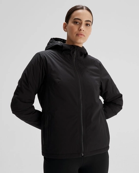 ModularLayering Double Buttons Women's Trailhead 2L Insulated Rain Jacket - Black Stingray