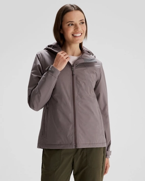 Eco Certified Textile Women's Trailhead 2L Insulated Rain Jacket - Light Quartz