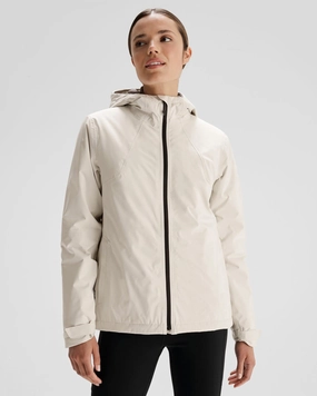 Women's Trailhead 2L Insulated Rain Jacket - Natural Elastic hem