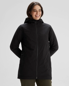 Women's Trailhead 2L Insulated Rain Parka - Black Stingray Slim Silhouette Easy Fit Piece