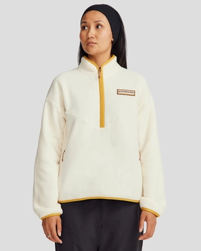 Women's Trailhead Fleece Heritage Pullover - Natural Comfort Stretch Fit Cold Weather Must-Have