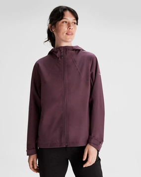 Breathable mesh lining Bold Statement Women's Trailhead Stretch 2.5-layer Rain Jacket - Jam