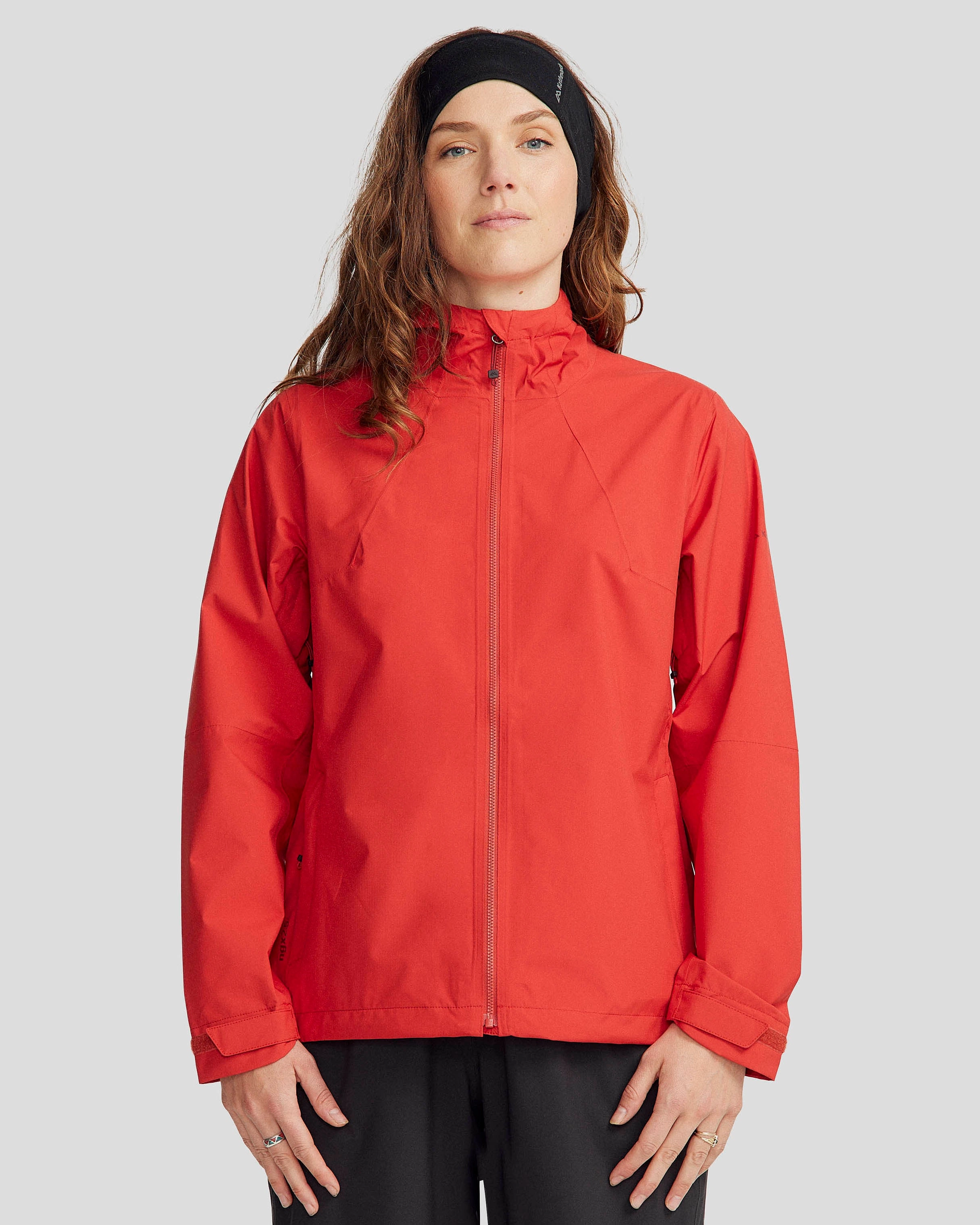 UV Protection Finish Women's Trailhead Stretch 2.5-layer Rain Jacket - Spicy Chilli Pepper