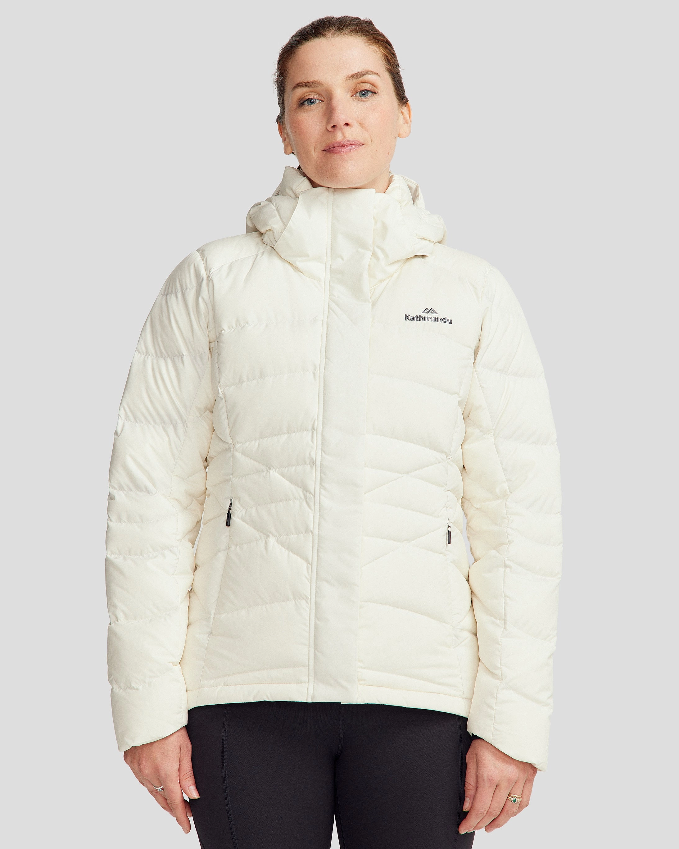 Women's Winterburn Hooded Down Jacket - Natural Breathable fabric