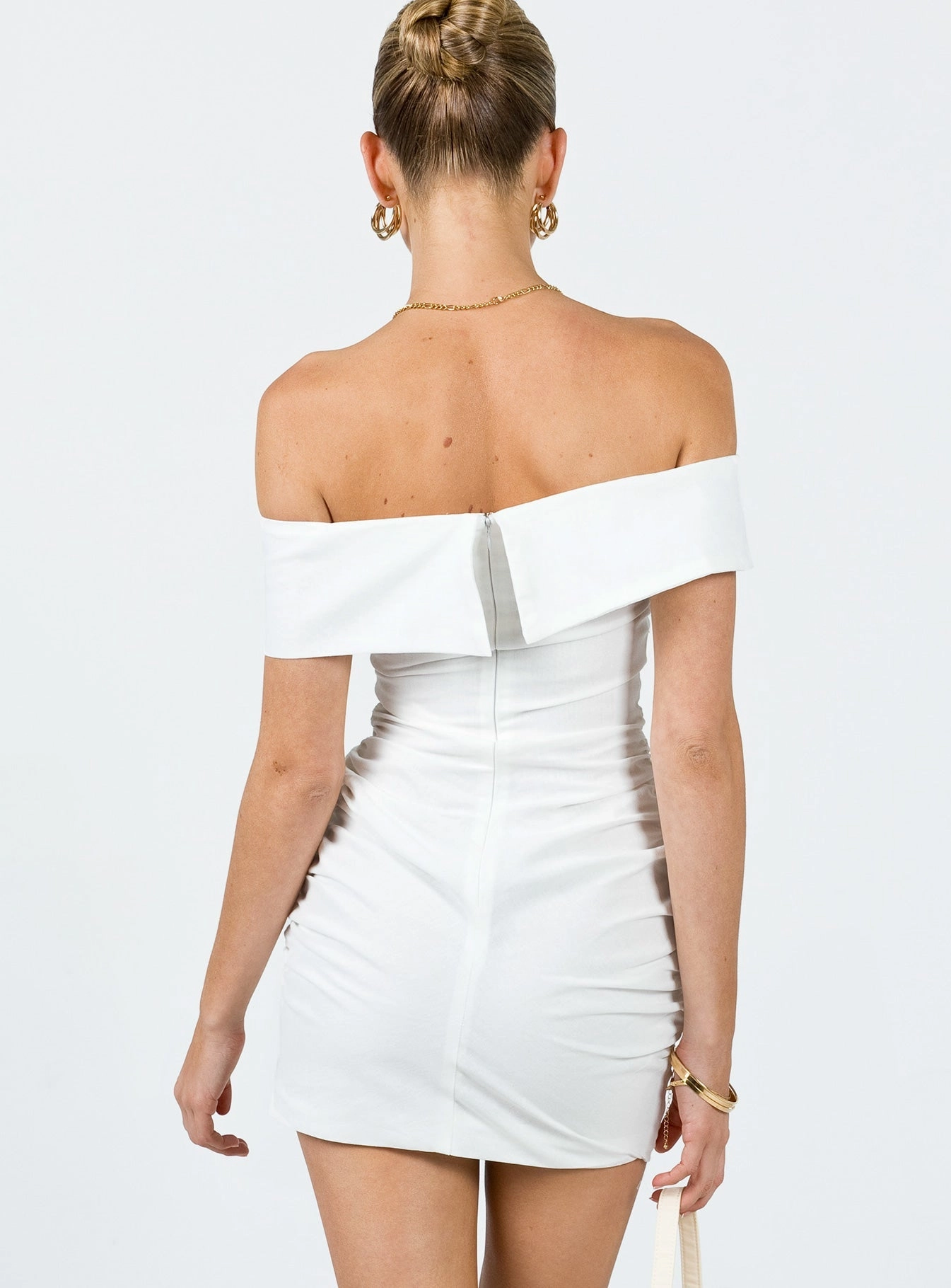 Marcia Mini Dress White Dry-Clean-Only