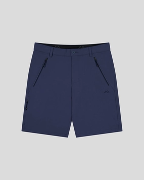 Men??s Ridge 10?? Shorts - Mid Navy suede look No Slip Grip