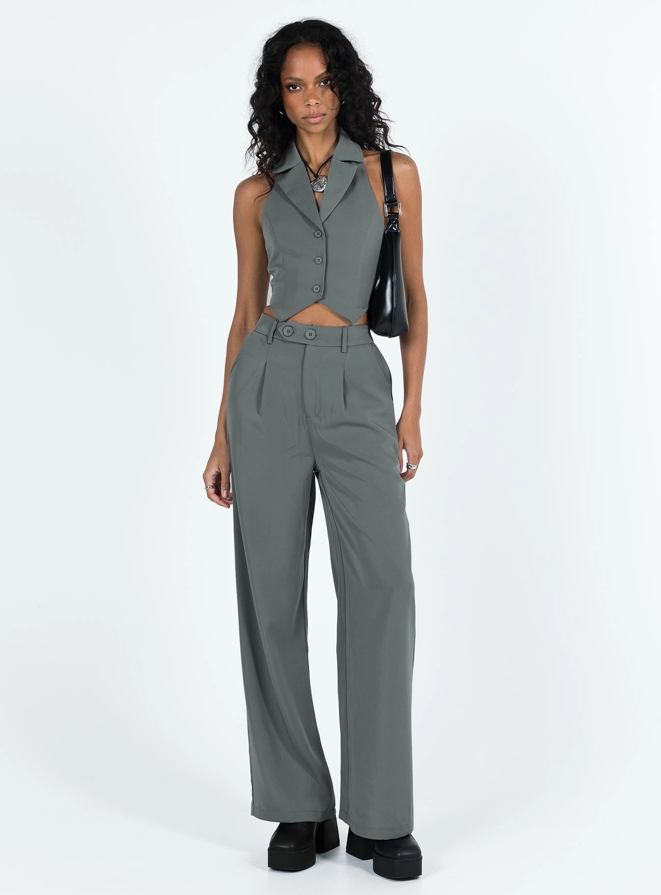Trendy Waist Zia Set Slate