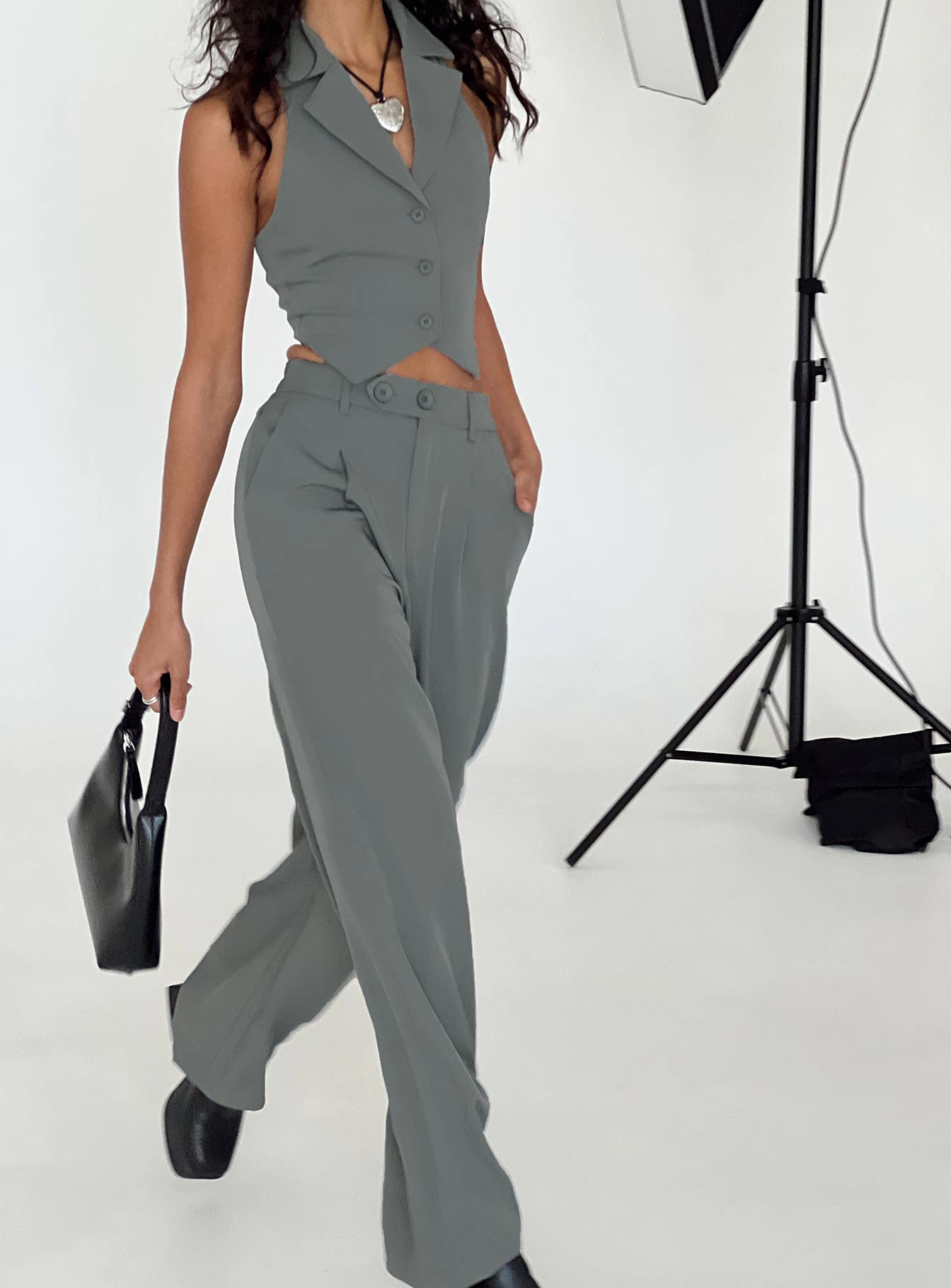 Zia Set Slate Chic Design Wear Anti Slip Waistband