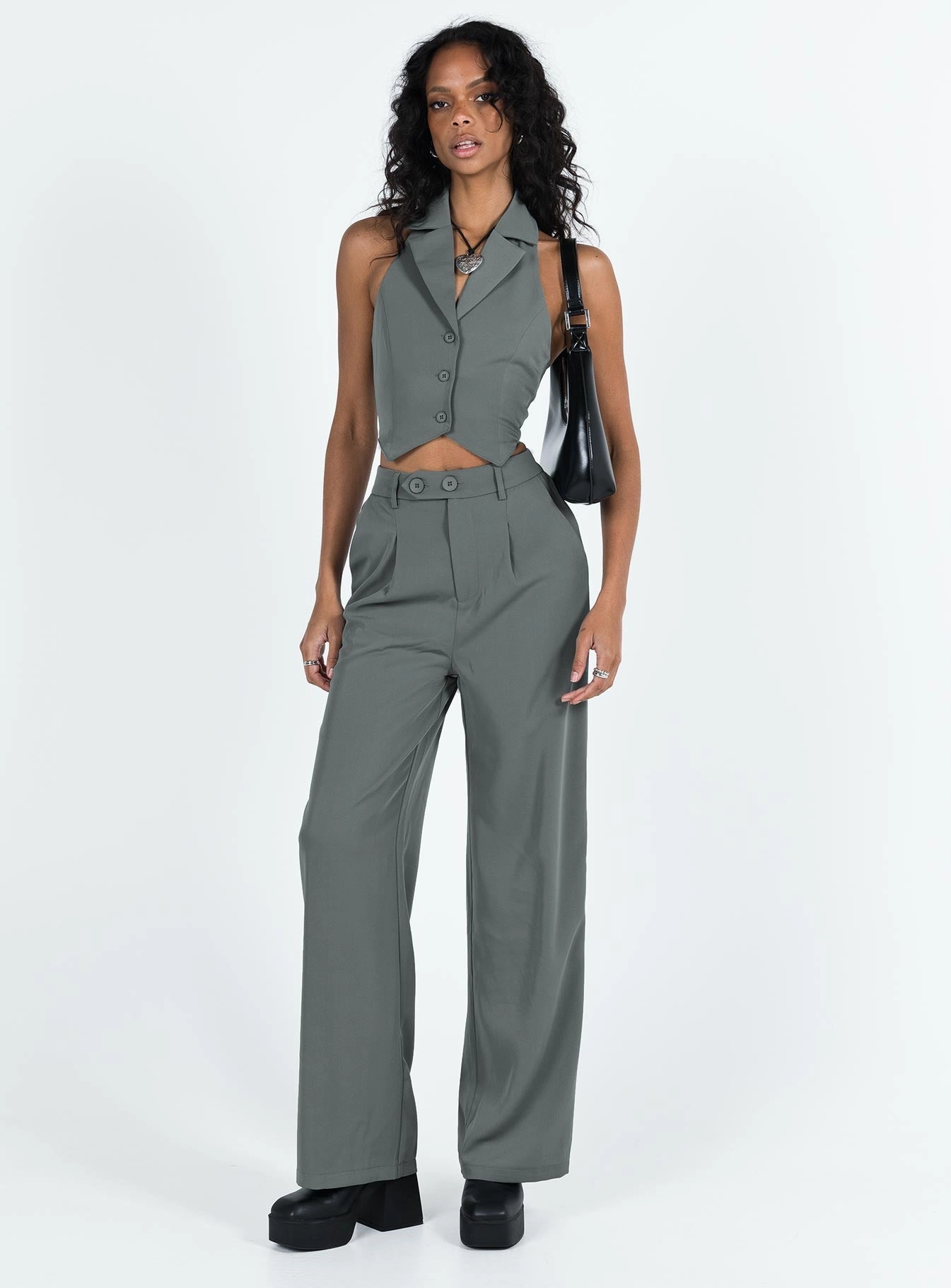 Tapered leg Zia Set Slate