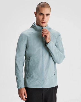 Men's Aysen Hooded Fleece Jacket - Vapor Full Zip Closure