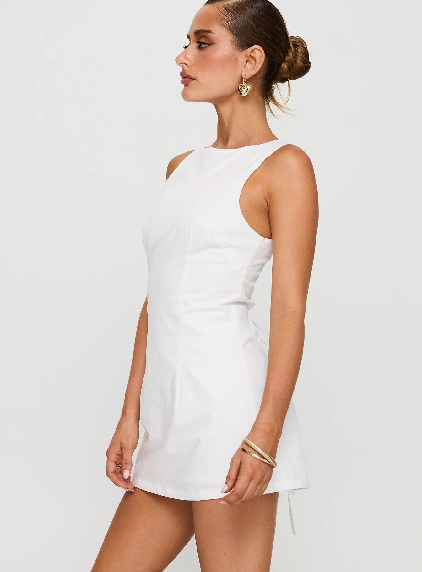 Yumiko Romper White Timeless Vibe
