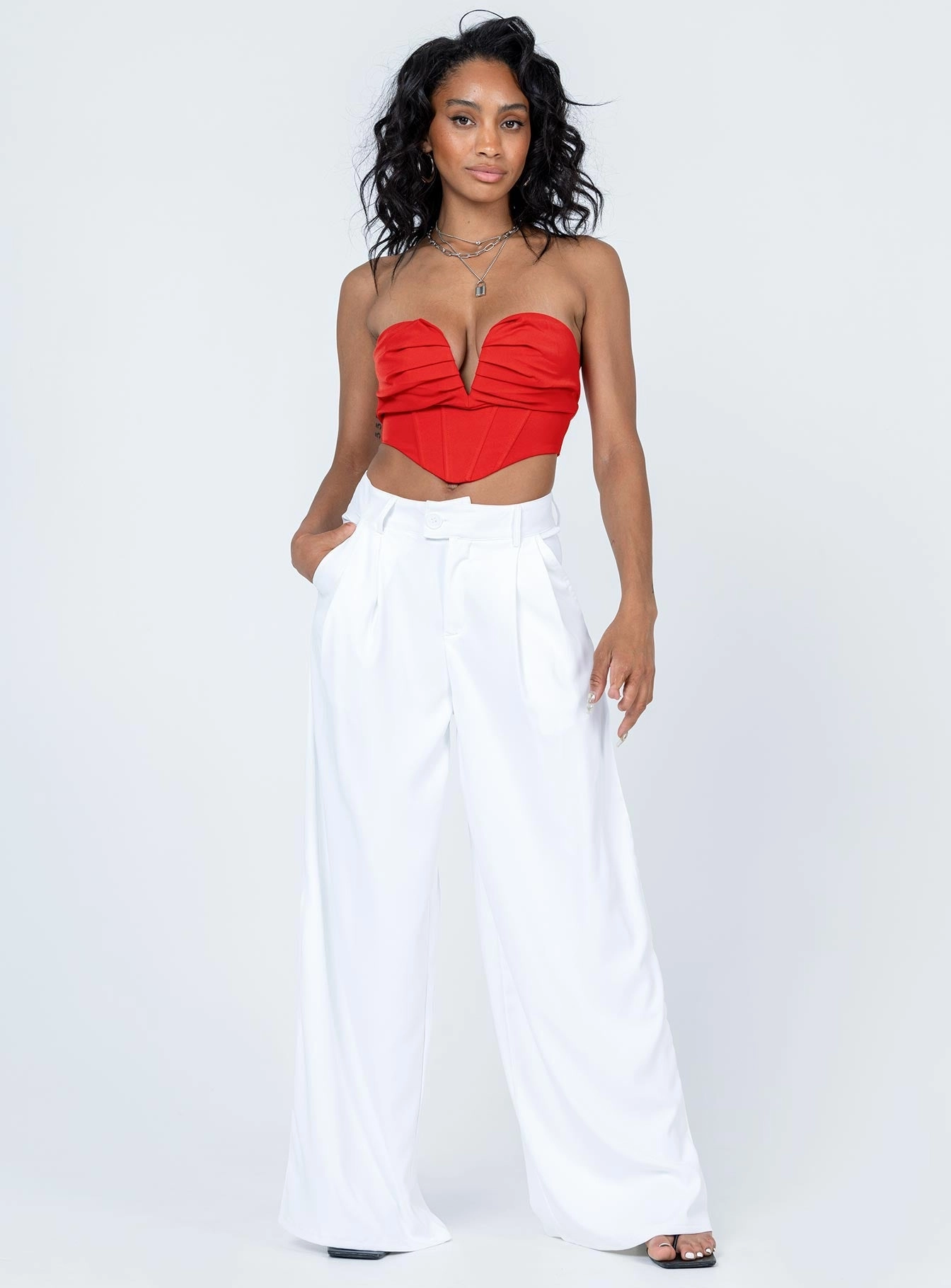 Yvette Pants White Breathable Design RipstopFabric