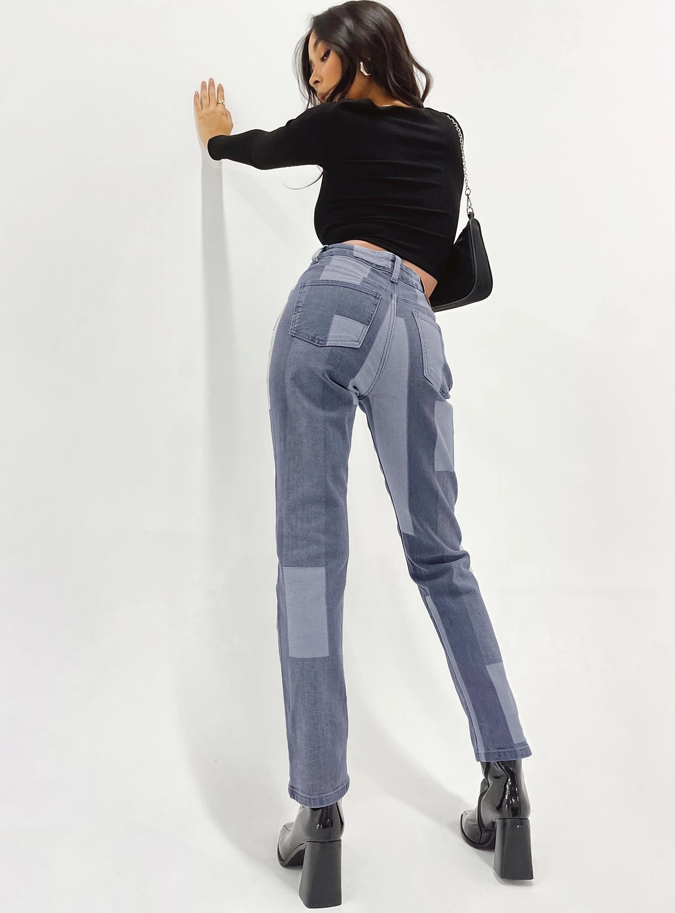 Eco Friendly Date Night Zahra Denim Jeans Black