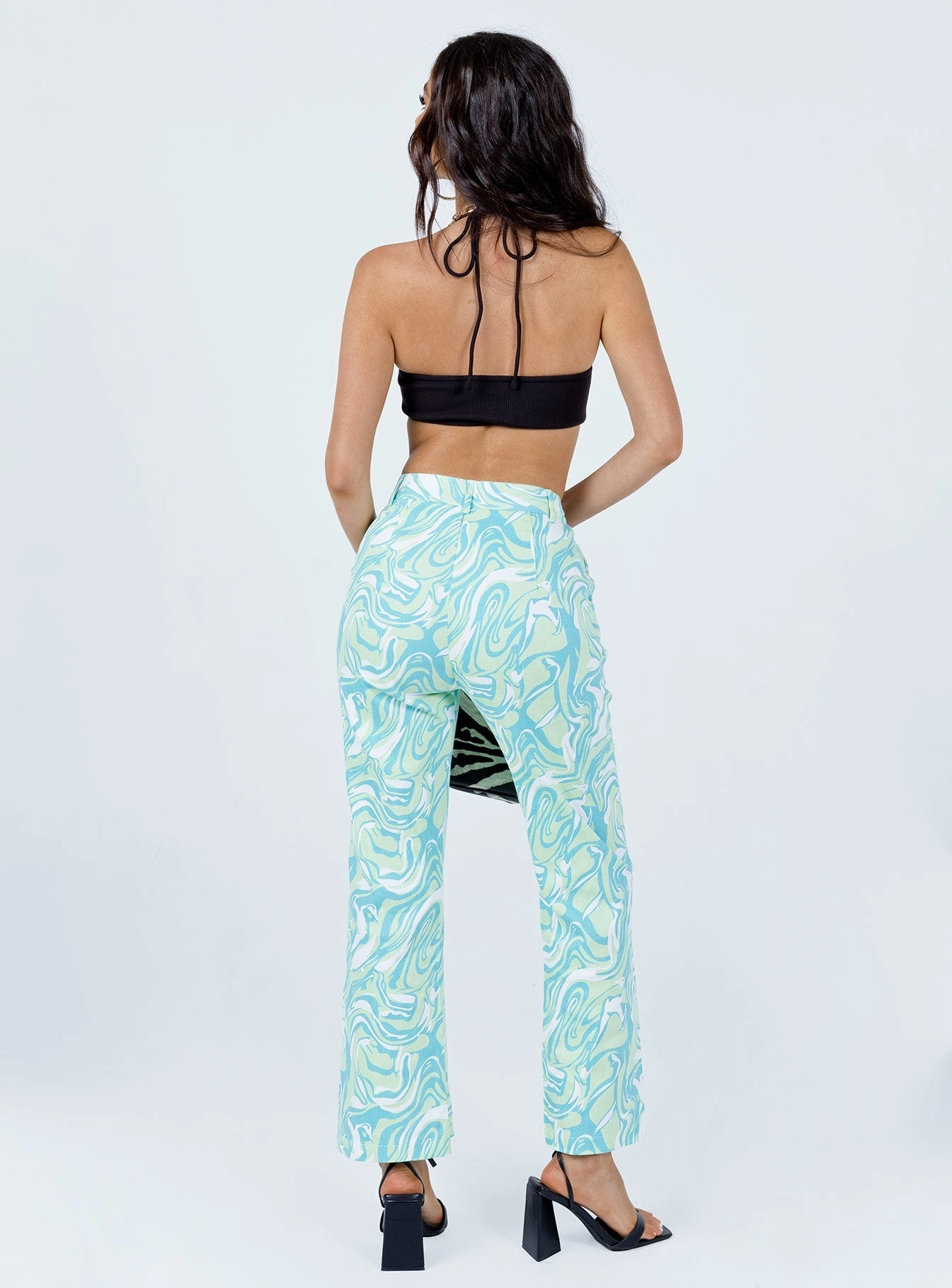 Minimal Design Zaid Pants Green