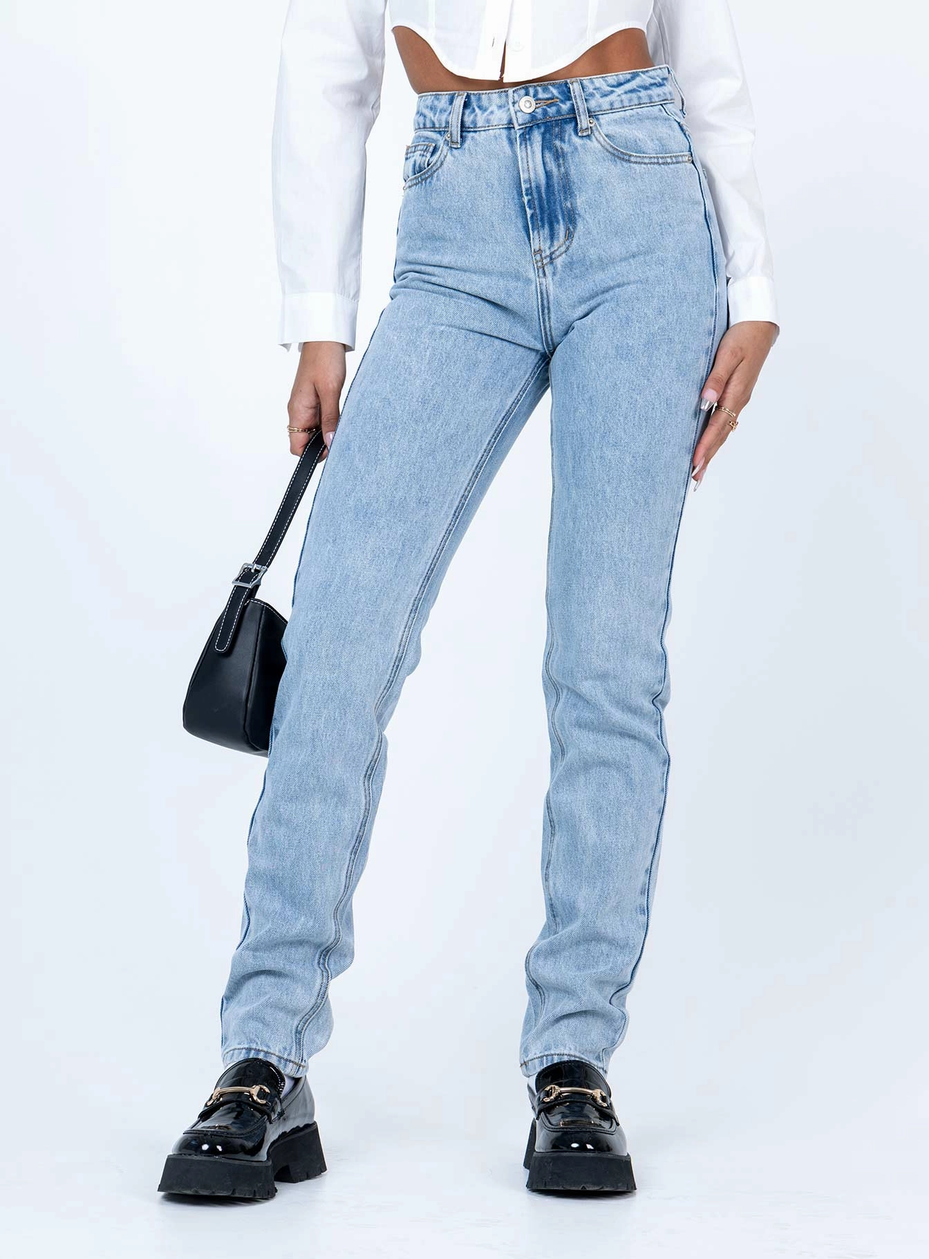 Zamora Straight Leg Denim Jeans Neutral Autumn Days